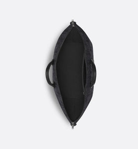 Weekender 40 Bag • Black Maxi Dior Oblique Jacquard