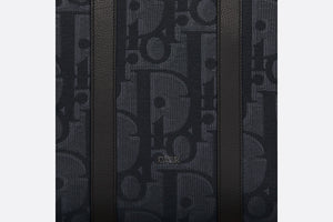 Weekender 40 Bag • Black Maxi Dior Oblique Jacquard