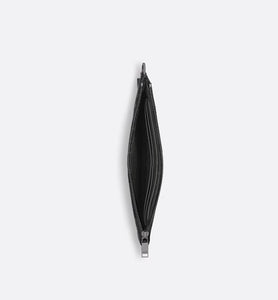 A5 Pouch • Black Maxi Dior Oblique Jacquard