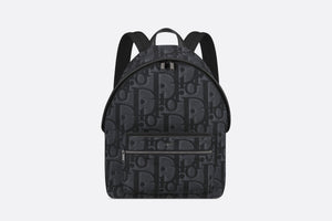 Rider Backpack • Black Maxi Dior Oblique Jacquard