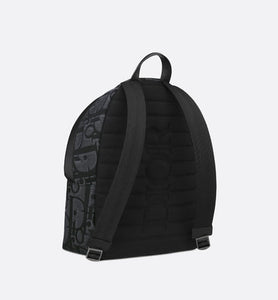 Rider Backpack • Black Maxi Dior Oblique Jacquard
