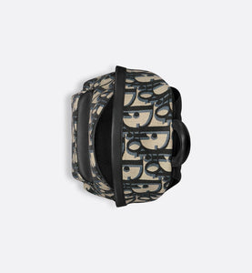 Rider Backpack • Beige and Black Maxi Dior Oblique Jacquard