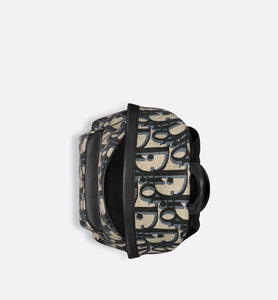 Rider Backpack • Beige and Black Maxi Dior Oblique Jacquard