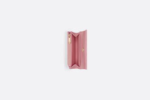 XS Miss Dior Wallet • Melocoton Pink Cannage Lambskin