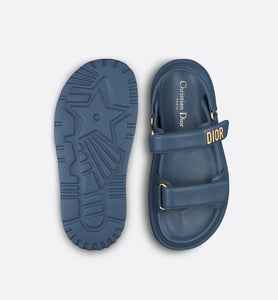 Dioract Sandal • Pastel Midnight Blue Lambskin