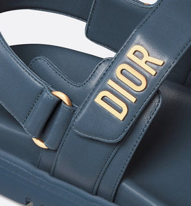 Dioract Sandal • Pastel Midnight Blue Lambskin