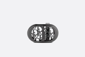CD Icon Dior Oblique Cosmo Belt Buckle • Ruthenium-Finish Brass, 35 MM