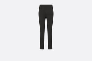 Fitted Pants • Black Stretch Cotton Gabardine