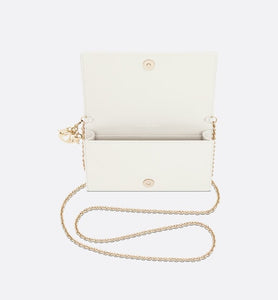 Lady Dior Pouch • Latte Cannage Lambskin