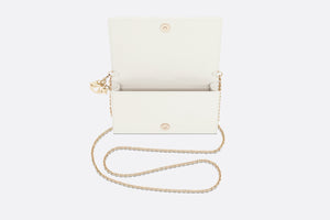 Lady Dior Pouch • Latte Cannage Lambskin