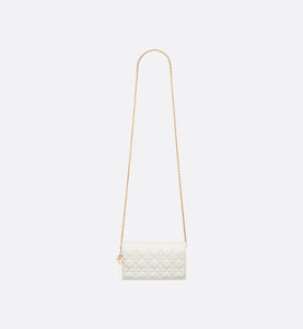 Lady Dior Pouch • Latte Cannage Lambskin