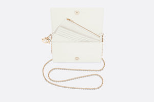 Lady Dior Pouch • Latte Cannage Lambskin