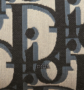 Toiletry Bag • Beige and Black Maxi Dior Oblique Jacquard