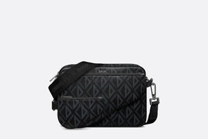 Saddle Triple Pouch • Black CD Diamond Canvas