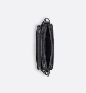 Saddle Triple Pouch • Black CD Diamond Canvas
