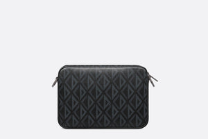 Saddle Triple Pouch • Black CD Diamond Canvas