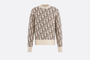 Dior Oblique Sweater • Beige and Brown Wool Jacquard