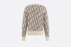 Dior Oblique Sweater • Beige and Brown Wool Jacquard