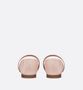 Kid's Ballet Flat • Pale Pink Calfskin