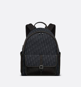 Dior 8 Backpack • Black Dior Oblique Jacquard