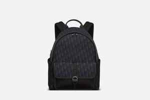Dior 8 Backpack • Black Dior Oblique Jacquard