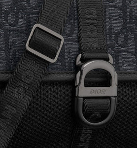 Dior 8 Mini Bag With Strap • Black Dior Oblique Jacquard