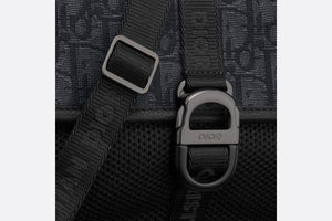Dior 8 Mini Bag With Strap • Black Dior Oblique Jacquard