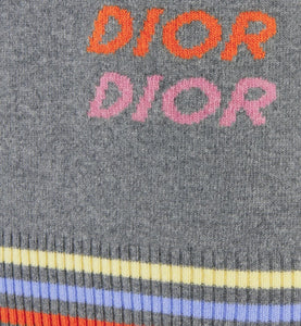 Sweater • Gray Wool and Cashmere Intarsia
