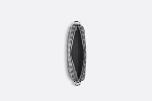 Saddle Triple Pouch • Dior Gray CD Diamond Canvas
