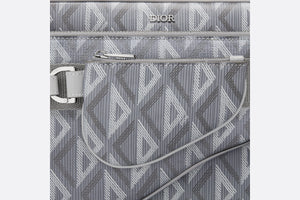 Saddle Triple Pouch • Dior Gray CD Diamond Canvas