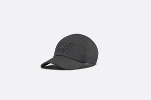 Dior 1947 Baseball Cap • Anthracite Gray Wool