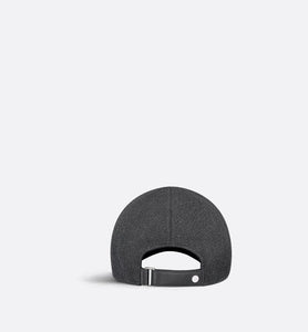 Dior 1947 Baseball Cap • Anthracite Gray Wool