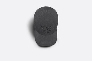 Dior 1947 Baseball Cap • Anthracite Gray Wool