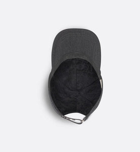 Dior 1947 Baseball Cap • Anthracite Gray Wool