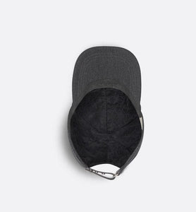 Dior 1947 Baseball Cap • Anthracite Gray Wool