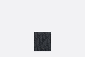 Trifold Wallet • Black Dior Oblique Jacquard