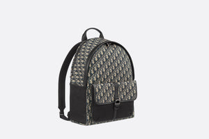 Dior 8 Backpack • Beige and Black Dior Oblique Jacquard