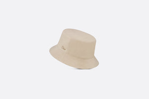 Reversible Dior Oblique Bucket Hat • Beige and Plum Cotton