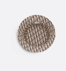 Reversible Dior Oblique Bucket Hat • Beige and Plum Cotton