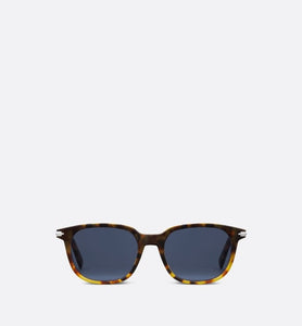 DiorBlackSuit S12I BioAcetate • Gradient Brown Tortoiseshell-Effect Square Sunglasses