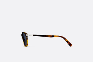 DiorBlackSuit S12I BioAcetate • Gradient Brown Tortoiseshell-Effect Square Sunglasses