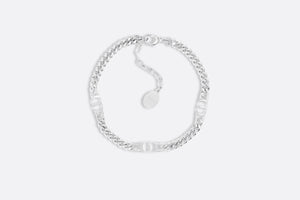 CD Icon Thin Chain Link Bracelet • Silver