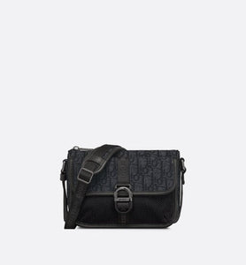 Dior 8 Mini Bag With Strap • Black Dior Oblique Jacquard
