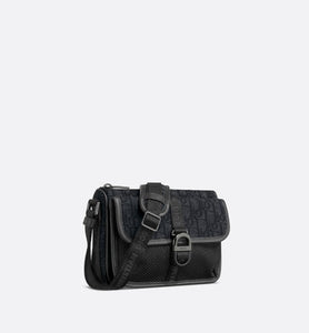 Dior 8 Mini Bag With Strap • Black Dior Oblique Jacquard