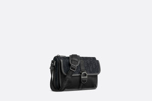 Dior 8 Mini Bag With Strap • Black Dior Oblique Jacquard