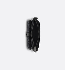 Dior 8 Mini Bag With Strap • Black Dior Oblique Jacquard