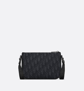 Dior 8 Mini Bag With Strap • Black Dior Oblique Jacquard