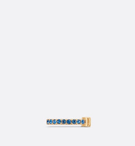 Dio(r)evolution Ring • Gold-Finish Metal and Blue Crystals