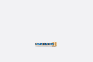 Dio(r)evolution Ring • Gold-Finish Metal and Blue Crystals