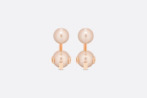 Dior Tribales Earrings • Pink-Finish Metal and Pink Resin Pearls